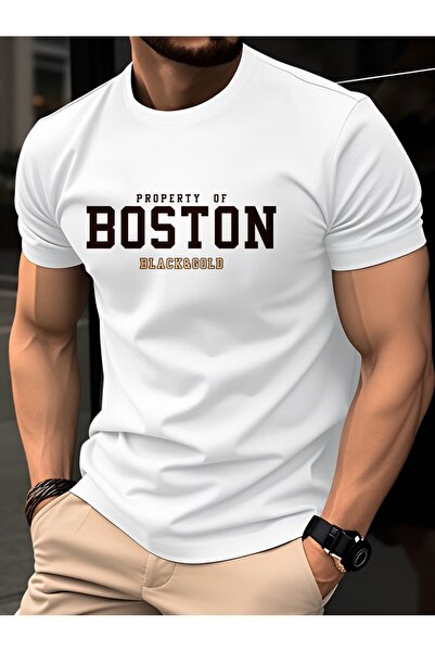 tricoultau.ro Tricou barbati BOSTON, Classic Regular Fit, Bumbac 100%, Vegan ...