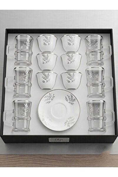 Generic Tea and Coffee Set with Decorative Design Suitable for Serving (18 Pi...