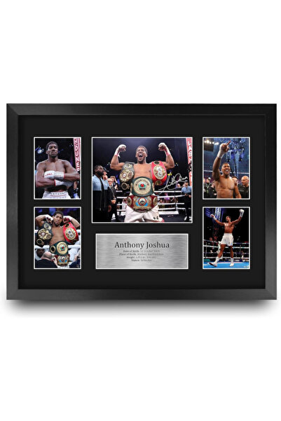 HWC Trading FR A3 Anthony Joshua Boxing Gifts Printed Signed Autograph Pictur...