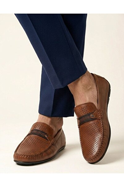 Gönbeler Orthopedic Heel Spur Gel Men's Loafer Shoes - Soft Flexible Faux Lea...