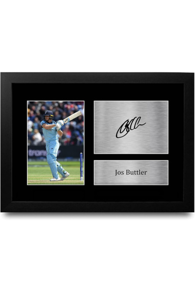 HWC Trading FR A4 Jos Buttler England Cricket Team Gifts Printed Signed Autog...