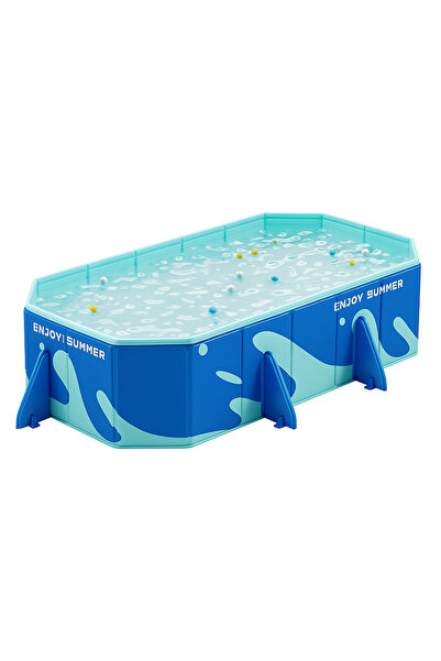 HI-FINE Foldable Non-Inflatable Family Swimming Pool, 7-Layer Composite Mater...