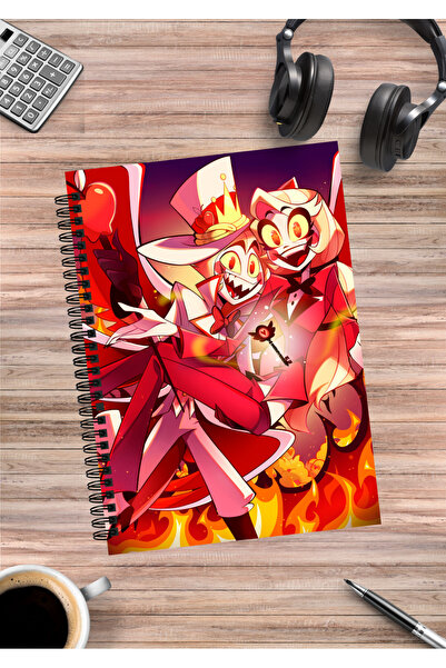 mertfigur Caiet spiralat Hazbin Hotel Anime A5 (50 de foi)
