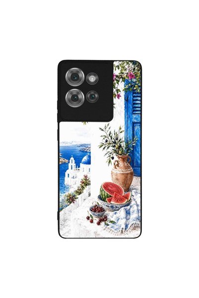 Sonique Θήκη Greek Island Muse Series για Motorola Edge 50 5G Νησιώτικη Δροσιά