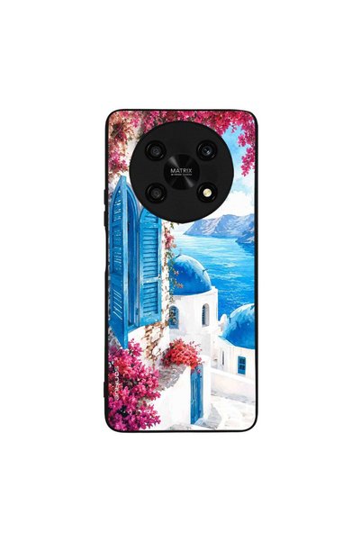 Sonique Θήκη Greek Island Muse Series για Honor Magic4 Lite 5G Σαντορινό Γαλάζιο