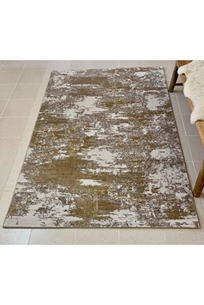 Handpicked Furniture Abstract Beige Rug, Ultra Soft Area Carpets For Bed Room...