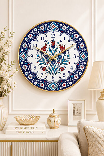 Decorita Stakleni zidni sat | Lalezar | Prečnik 32