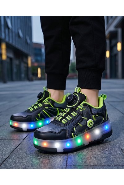 Kidessa 2256-N-Drops Led Işıklı Çift Tekerlekli Akıllı Bağcıklı Unisex Çocuk ...