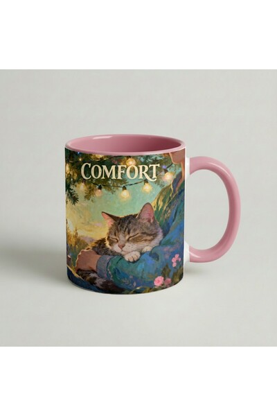 Petgifts Cana Cadou Personalizat Amuzanta Cu Mesaj Comfort - Ceramica 330 Ml