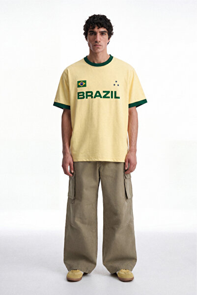 ATE STUDIOS Brezilya World Cup 2026 Edition Oversize Tişört