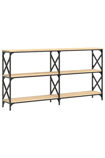 vidaxl Măsuță consolă, stejar sonoma, 156x28x80,5 cm, lemn prelucrat