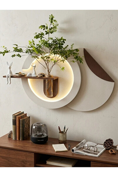 TAKIFİX Modern Ledli Duvar Tablosu | Dekoratif Panel | Gizli Aydınlatmalı | Ö...