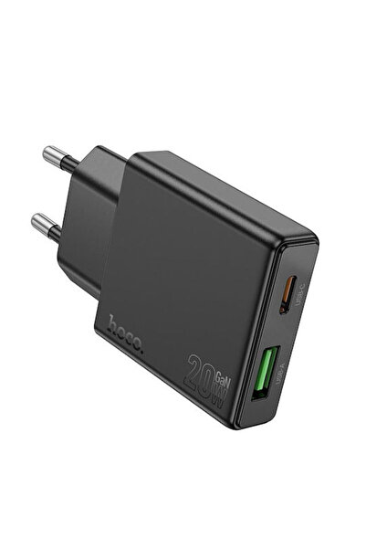 Hoco Φορτιστής χωρίς καλώδιο με θύρα USB-A και θύρα USB-C, 20W Power Delivery...