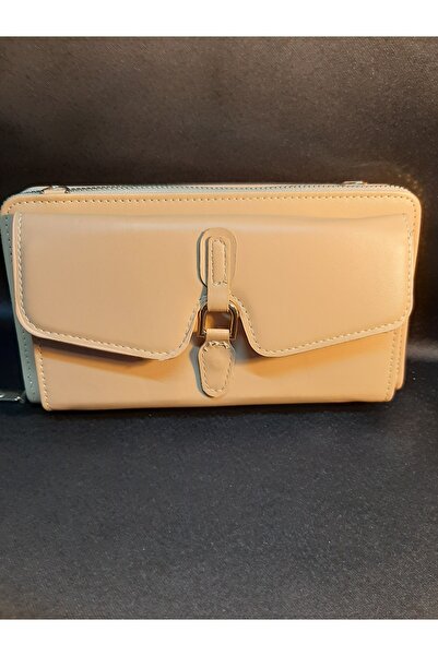 MRYart Beige Color Leather Women's Bag/Wallet