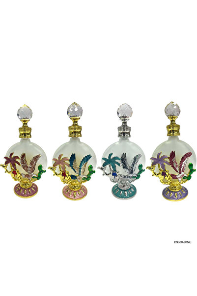NUJET 4pcs Crystal Perfume Essential Oil Bottle 30ml D9360