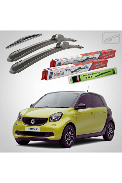 TEAMCAR Lame ștergătoare Smart Forfour 453 Coupe 2014-2021 |   Set plat față ...
