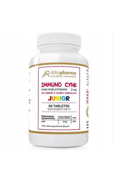 ALTO PHARMA Immuno Cynk Junior 60 Tablete