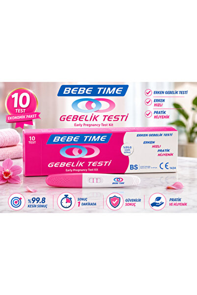 BEBE TIME GEBELİK TESTİ 10 ADET