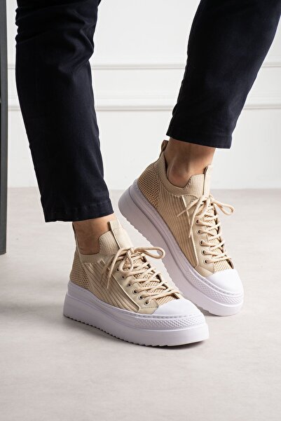 Generic Brand Mn2601 - Knitwear Men's Shoes Beige