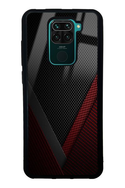 Spoyi حافظة هاتف Xiaomi Redmi Note 9 Red Tracer بتصميم لامع