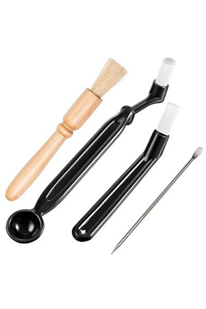Aptel Set 4 instrumente curatare espressor, plastic+inox, 13-22 cm