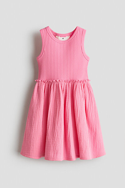 H&M Muslin Etekli Elbise
