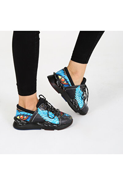 Goby Kadın Bağcıklı Vegan Deri Sneaker