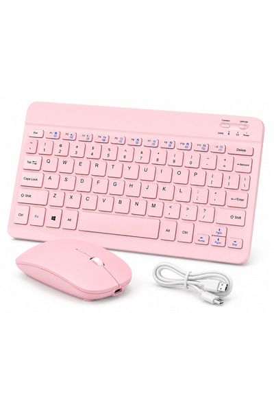 GudeX Bluetooth 5.1 Kablosuz Klavye ve Mouse Seti Şarjlı iOS Android Windows ...