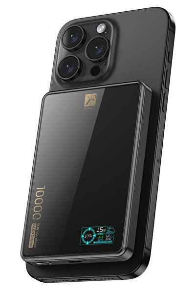 SHOPHNRL PW598 20W Type-C with 10,000 mAh Digital Display and 15W Wireless Charging PD (171014) H
