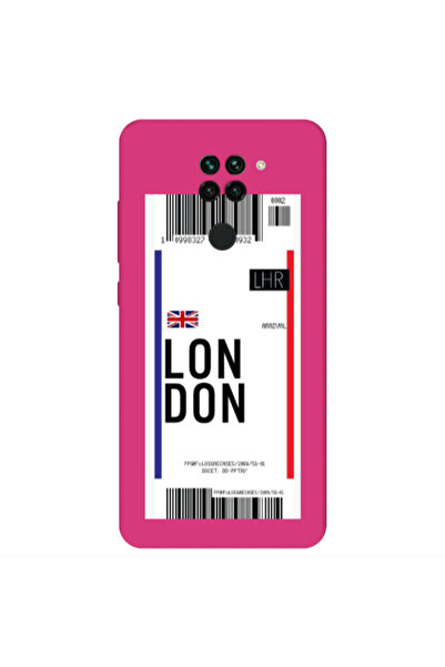Other Xiaomi Redmi Note 9 London Arrival Fuchsia Colored Silicone TPU Θήκη