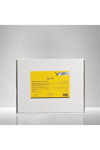 Vizo Silk & Peel Hot Classic Yellow Wax Traditional Tray 1000Ml