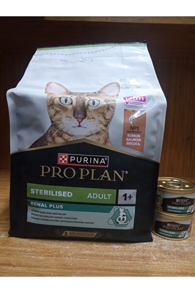 Pro Plan Kısırlaştırılmış Yetişkin Kedi Kuru Mama Somonlu 1.5 Kg+2 ADET SOMON...