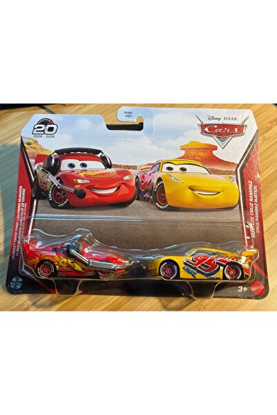 HOT WHEELS Disney Pixar - İkili Karakter Araçlar headset crew chief mcqueen v...