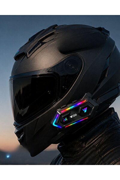 Kanonik Education 6. Bluetooth 5.3 Helmet Intercom Headset Ipx6 Waterproof De...
