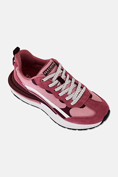 SKECHERS Women Halos Infinite Lace Up Sneakers Shoes, Mauve