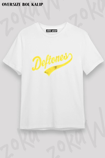 ZOKAWEAR Μπλουζάκι Unisex Loose Fit Deftones v4 με στάμπα