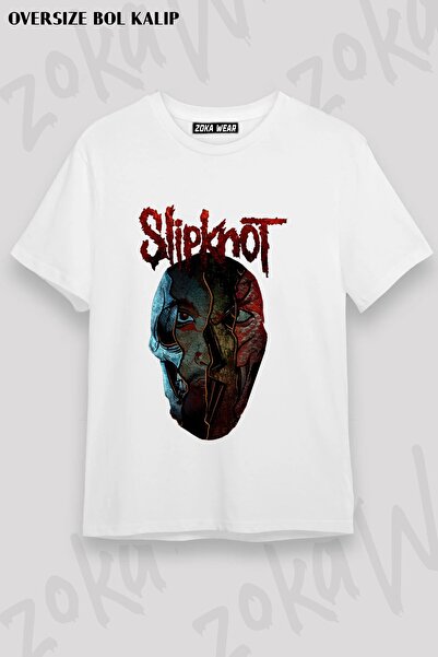 ZOKAWEAR Μπλουζάκι Unisex Loose Fit με στάμπα Slipknot v9