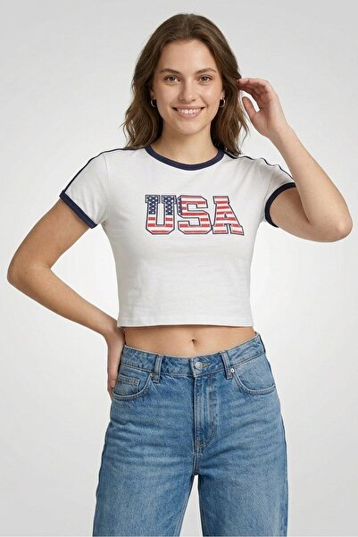 Don't Call Me Jennyfer Women Crew Neck Short Sleeve Graphic Print T-Shirt, White