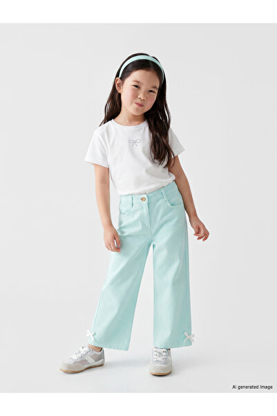 LC Waikiki Regular Fit Girls' Gabardine Trousers