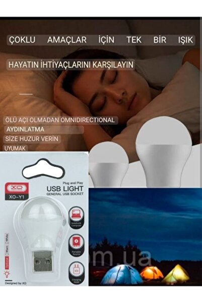 KdrElektronik Tüm Usb Girişleri Ile Uyumlu Ampul Tasarımlı Mini Usb Led Işık ...