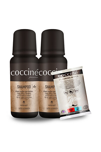 Coccine Kit de curatare a incaltamintei, Coccine, 2x sampon pentru incaltamin...