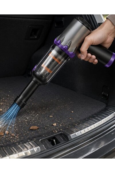 Kanonik Education Portable Car Vacuum Cleaner 220W Turbo Powerful Metal Hepa ...