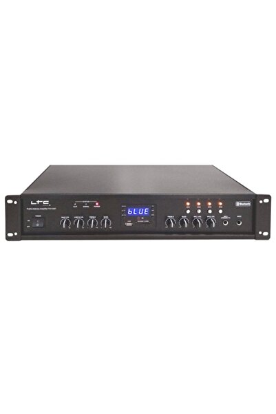 LTC Amplificator PA de 150W 100V/8Ω cu USB/SD/FM, Bluetooth, 4 zone, intrări ...