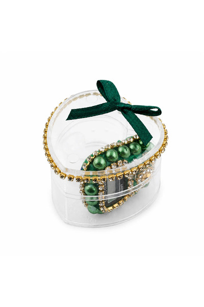 EFEAKS Mini Heart Box with Stones Zikirmatik