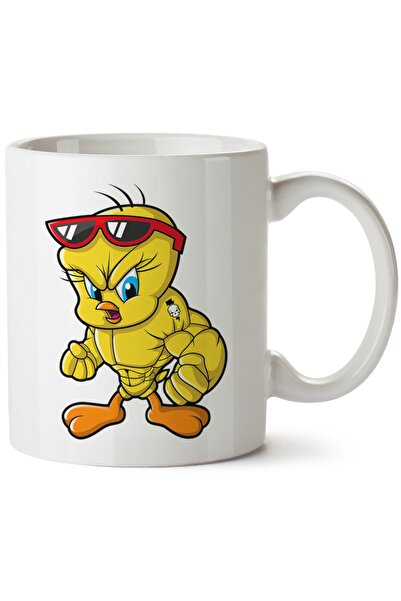ET ERTAPASSAGE original creative designs Tweety Printed Porcelain Mug, Machin...