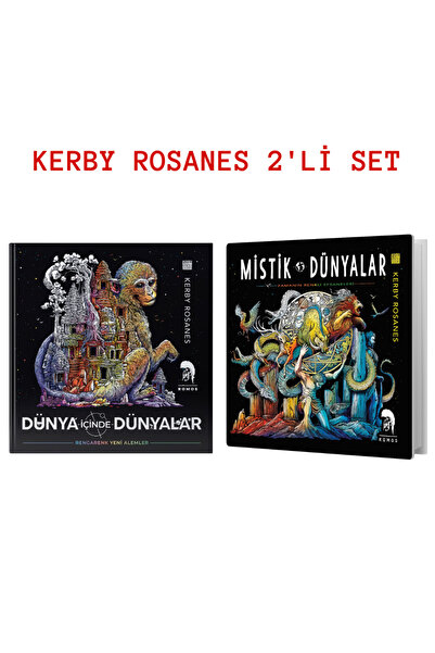 Romos Yayınları Kerby Rosanes 2'li Boyama Seti