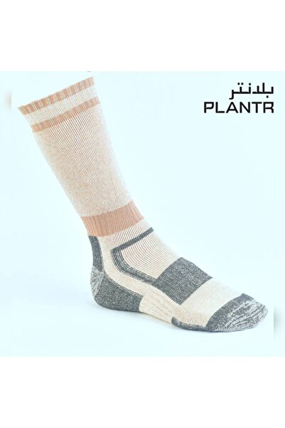OEMS جورب ثقيل طويل لون خاكي