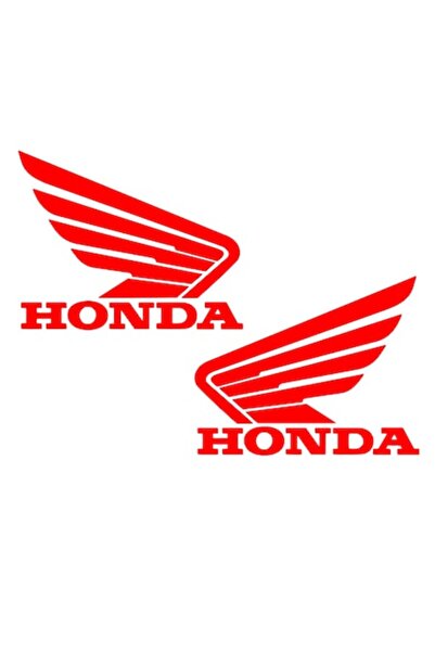 Oracal Autocolant x2, Aripi Honda, Roșu, 12cm