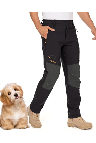 OEM Pantaloni de trekking softshell pentru bărbați, rezistenți la vânt, calzi...