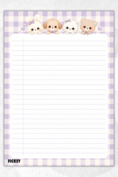 Ficksy A4 Notepad Lined Notebook - 50 Sheets - Memopad - Notepad - Notepad - ...